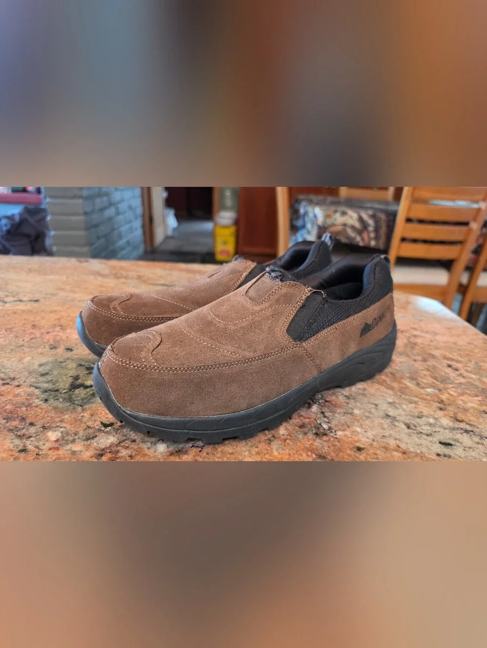 Men's Slip-On Suede Loafers - Brown